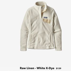 Patagonia women’s warm cream fleece size M